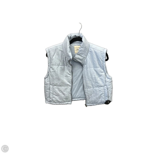 Vest Puffer & Quilted By Thread And Supply In Blue, Size: S
