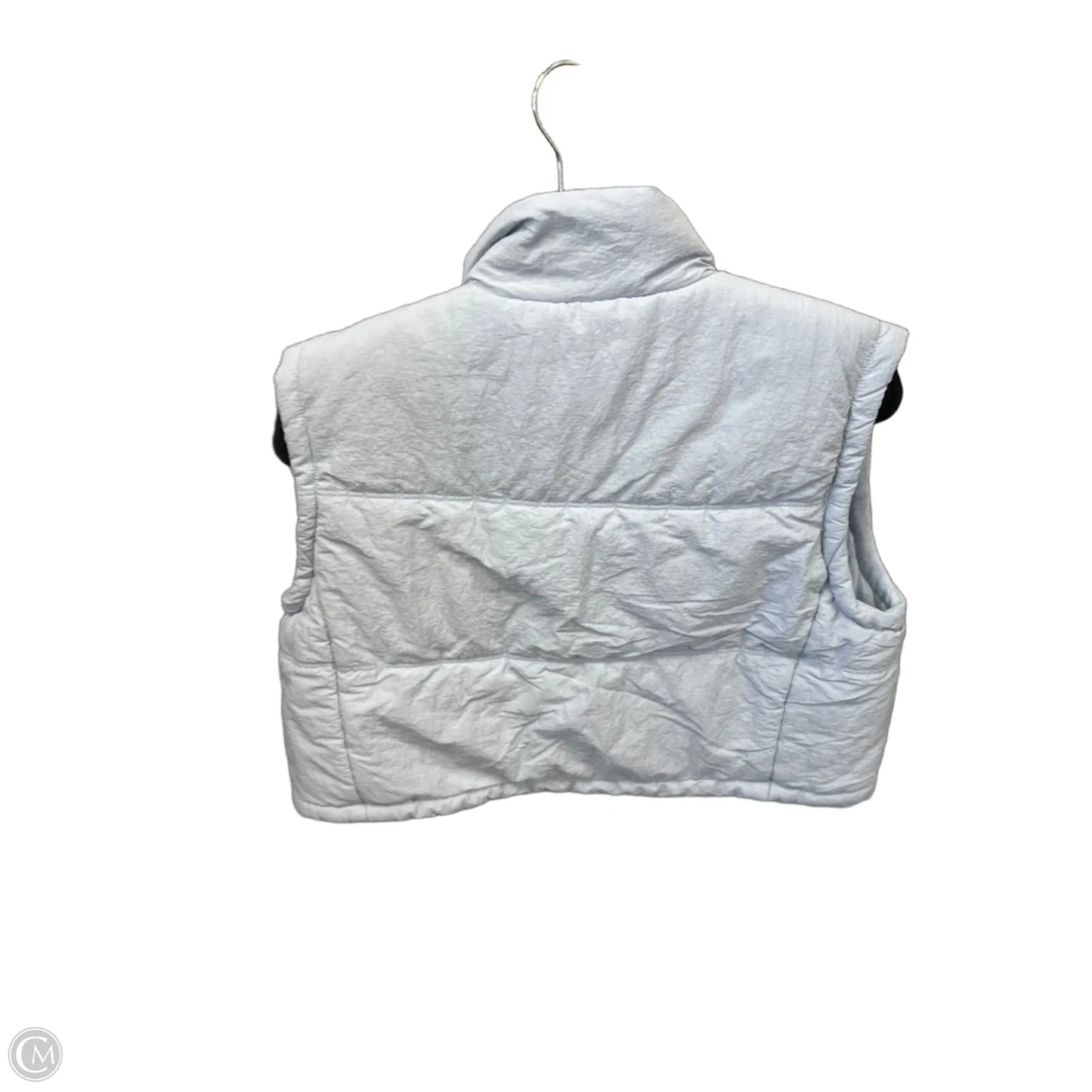 Vest Puffer & Quilted By Thread And Supply In Blue, Size: S