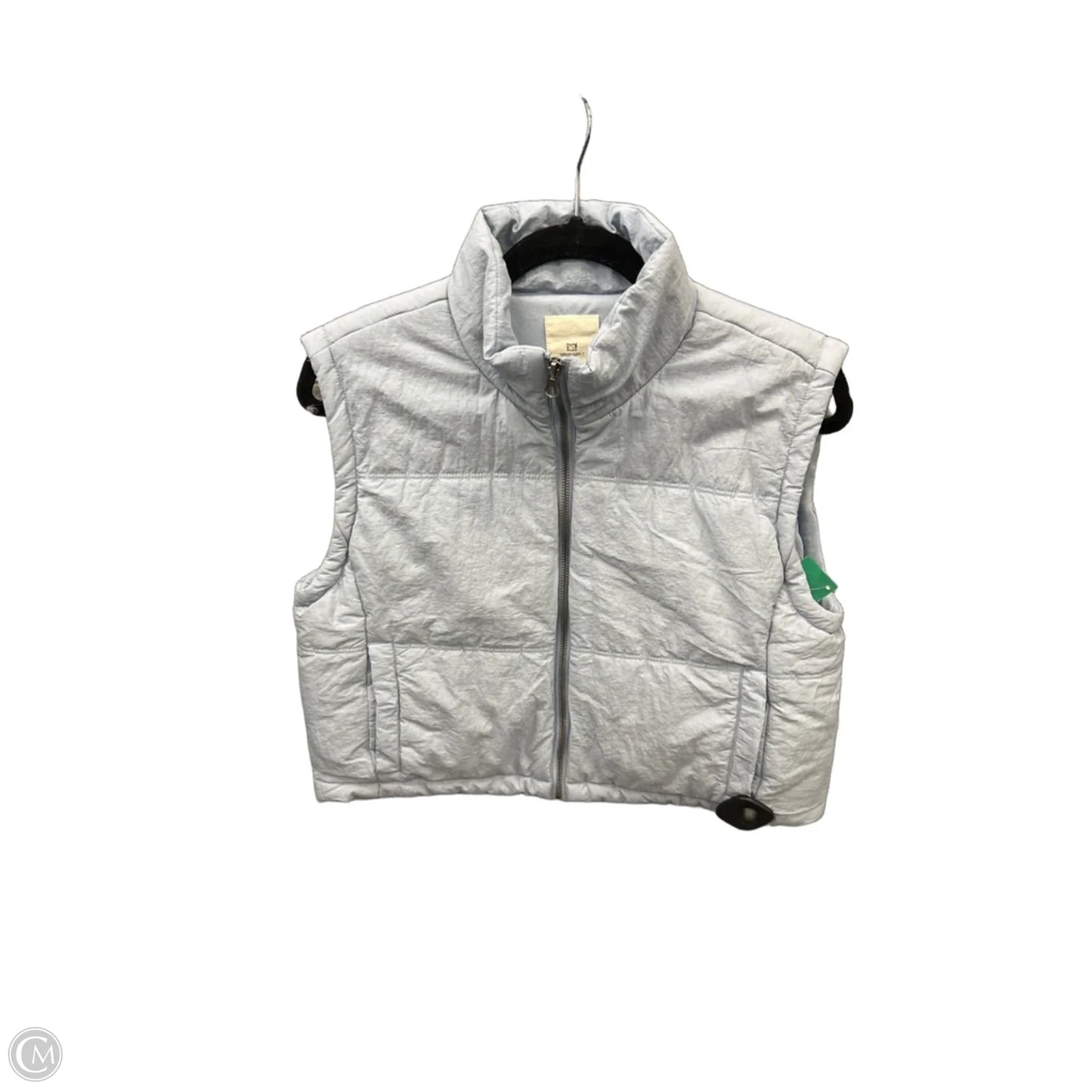 Vest Puffer & Quilted By Thread And Supply In Blue, Size: S
