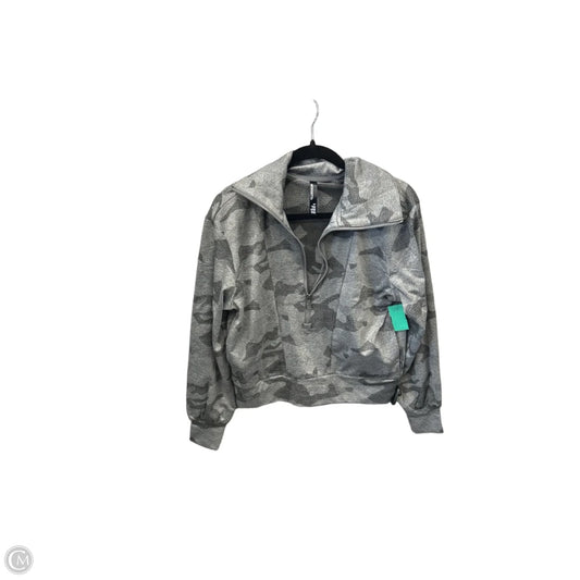 Athletic Jacket By Mondetta In Grey, Size: S