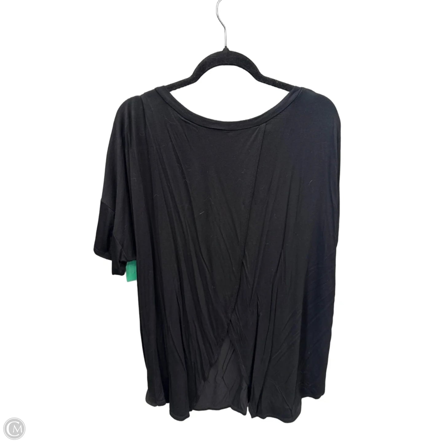 Top Short Sleeve By Sew In Love In Black, Size: 3x