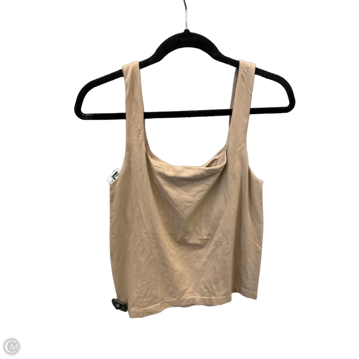 Top Sleeveless By Cmf In Brown, Size: L