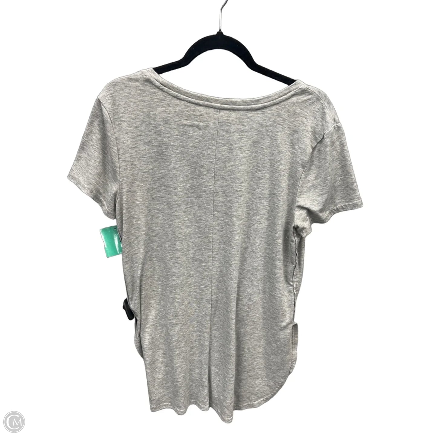 Athletic Top Short Sleeve By Tek Gear In Grey, Size: M