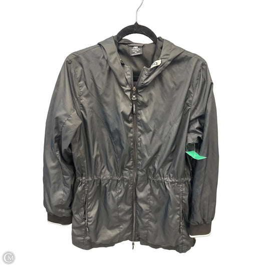 Jacket Windbreaker By New Balance In Black, Size: Xl