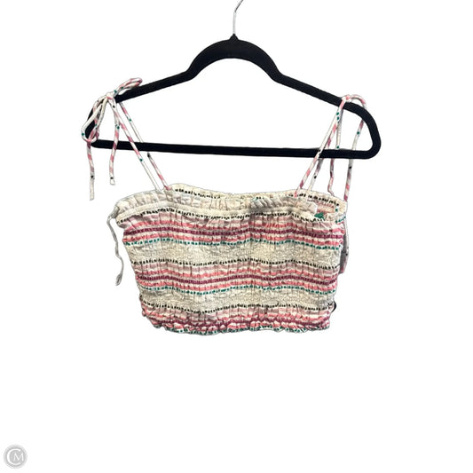 Top Sleeveless By Loft In Cream, Size: L