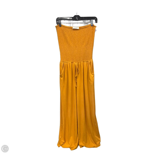Jumpsuit By Zenana In Yellow, Size: L