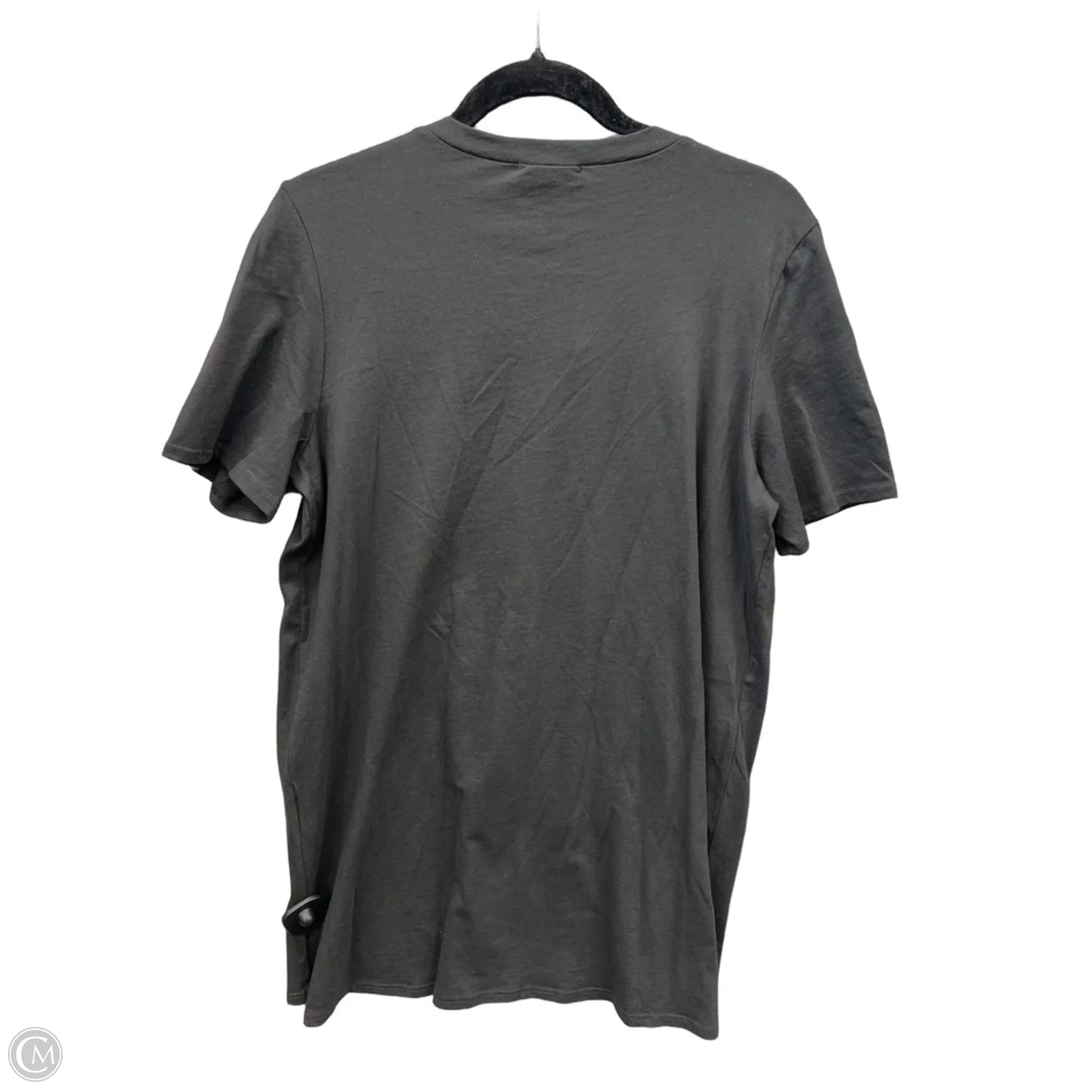 Top Short Sleeve By Clothes Mentor In Grey, Size: M