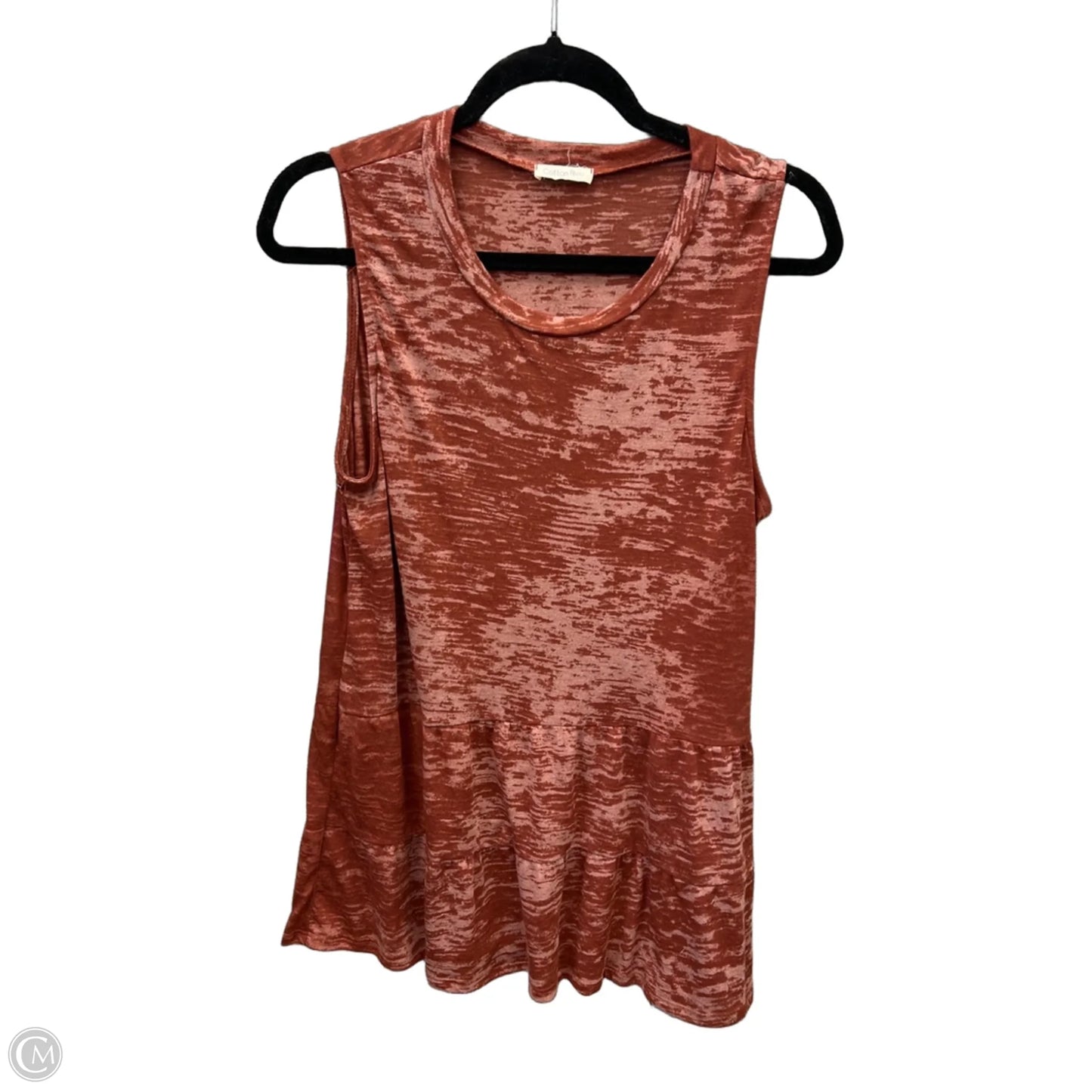 Top Sleeveless By Cotton Bleu In Orange, Size: M