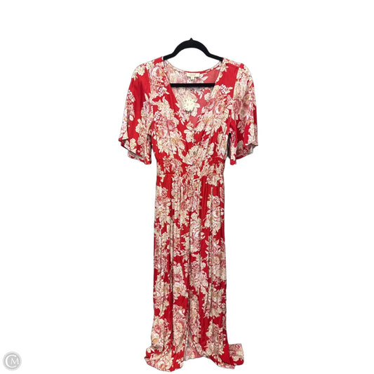 Dress Casual Maxi By Oddi In Red, Size: S