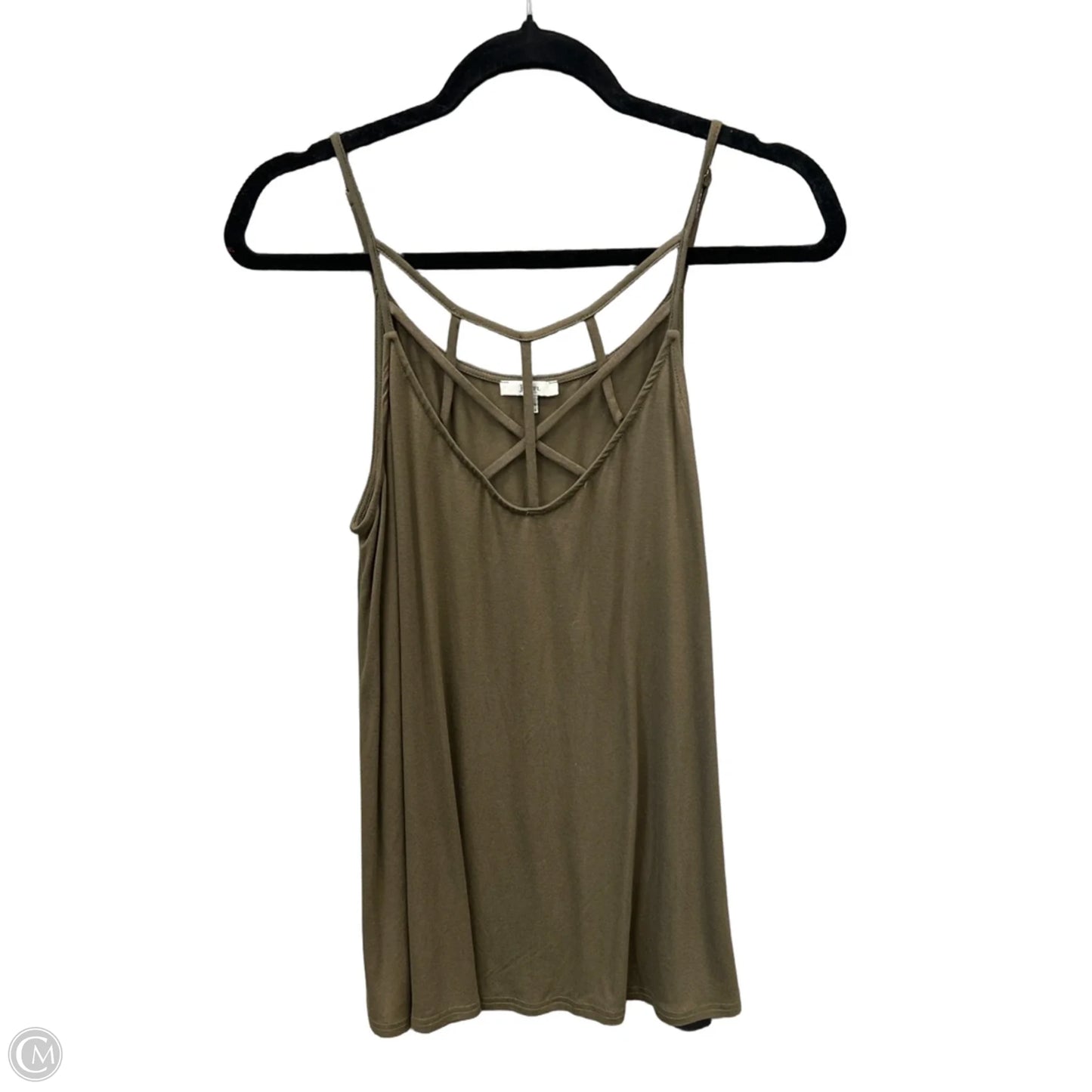 Top Sleeveless By Jodifl In Green, Size: M