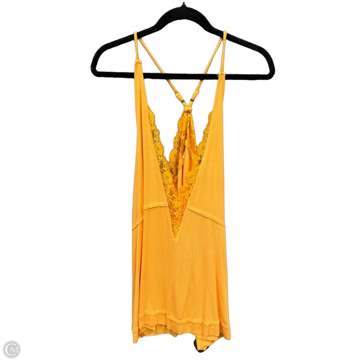 Top Sleeveless By Pol In Yellow, Size: S