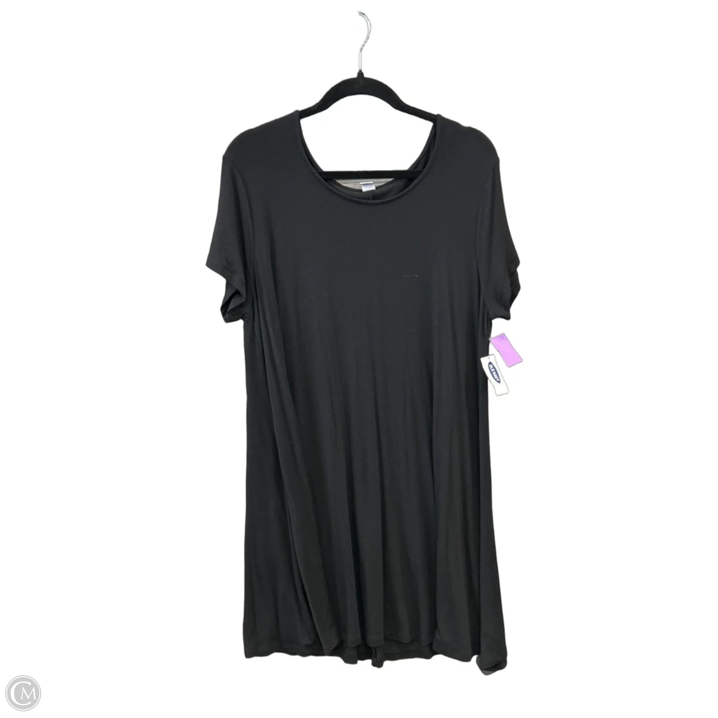 Dress Casual Midi By Old Navy In Black, Size: Xl