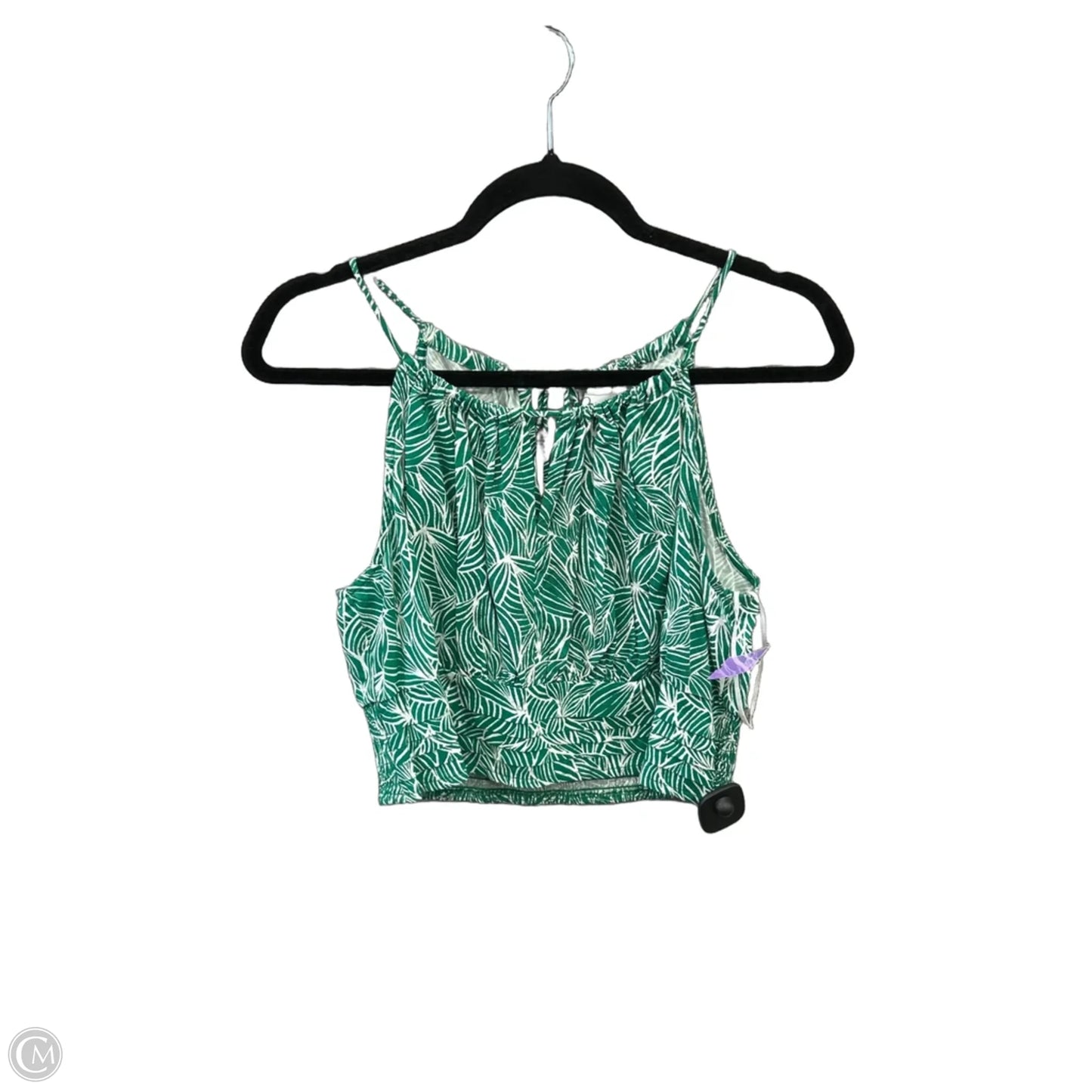 Top Sleeveless By Japna In Green, Size: L