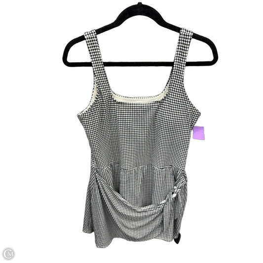 Swimsuit By Old Navy In Plaid Pattern, Size: Xl