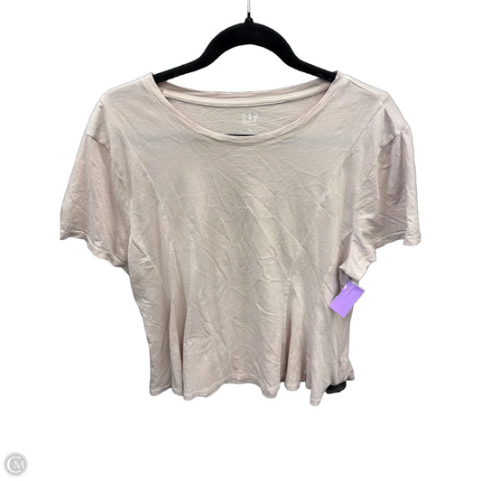 Top Short Sleeve By Gap In Pink, Size: Xl