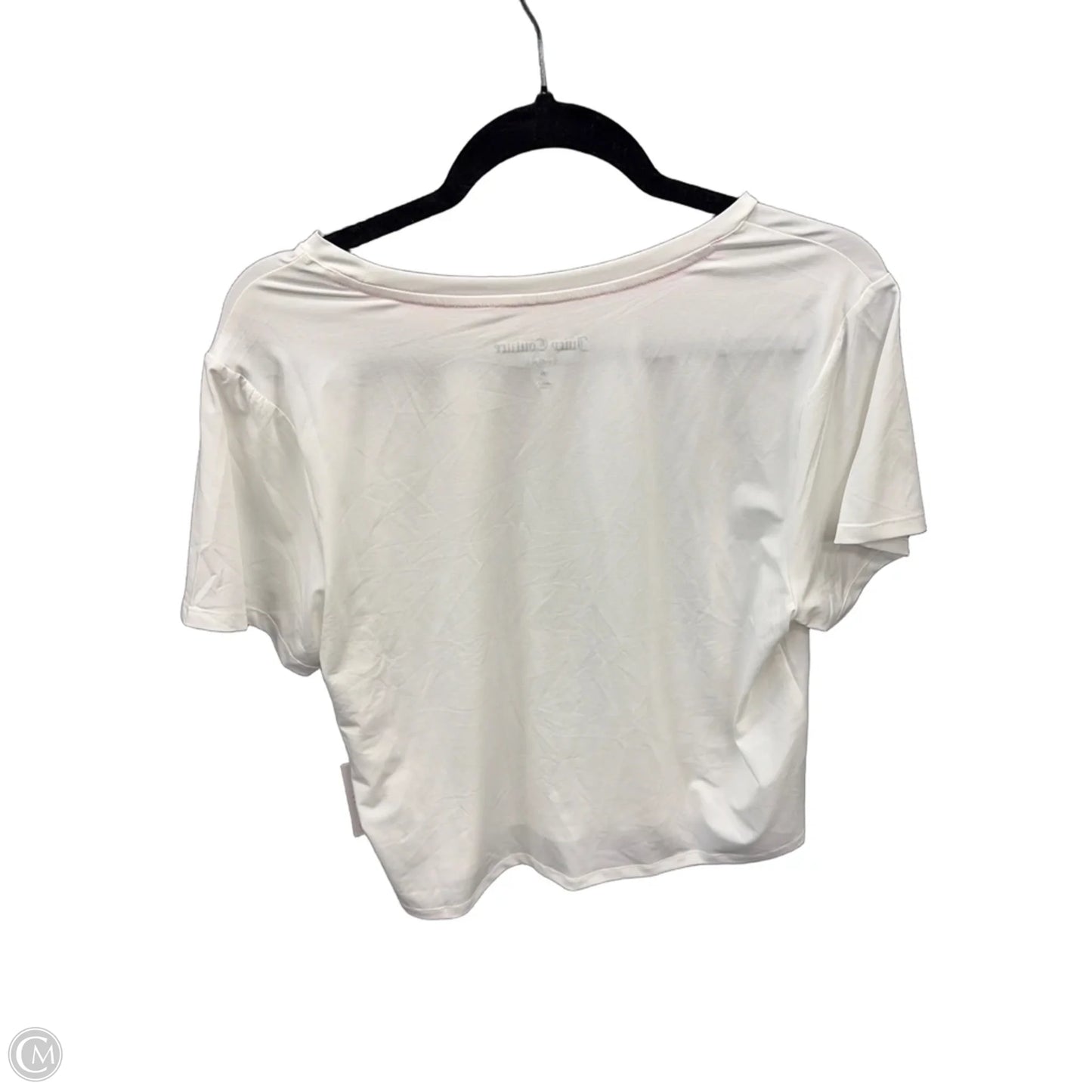 Top Short Sleeve By Juicy Couture In White, Size: Xl