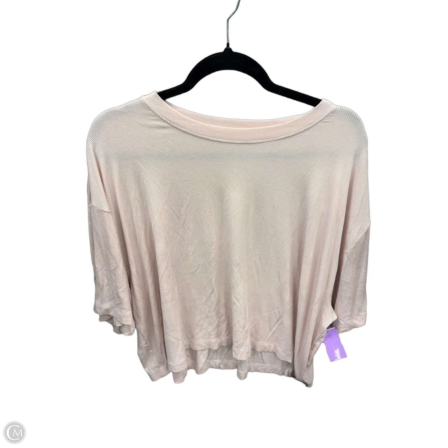 Top Short Sleeve By American Eagle In Pink, Size: Xl
