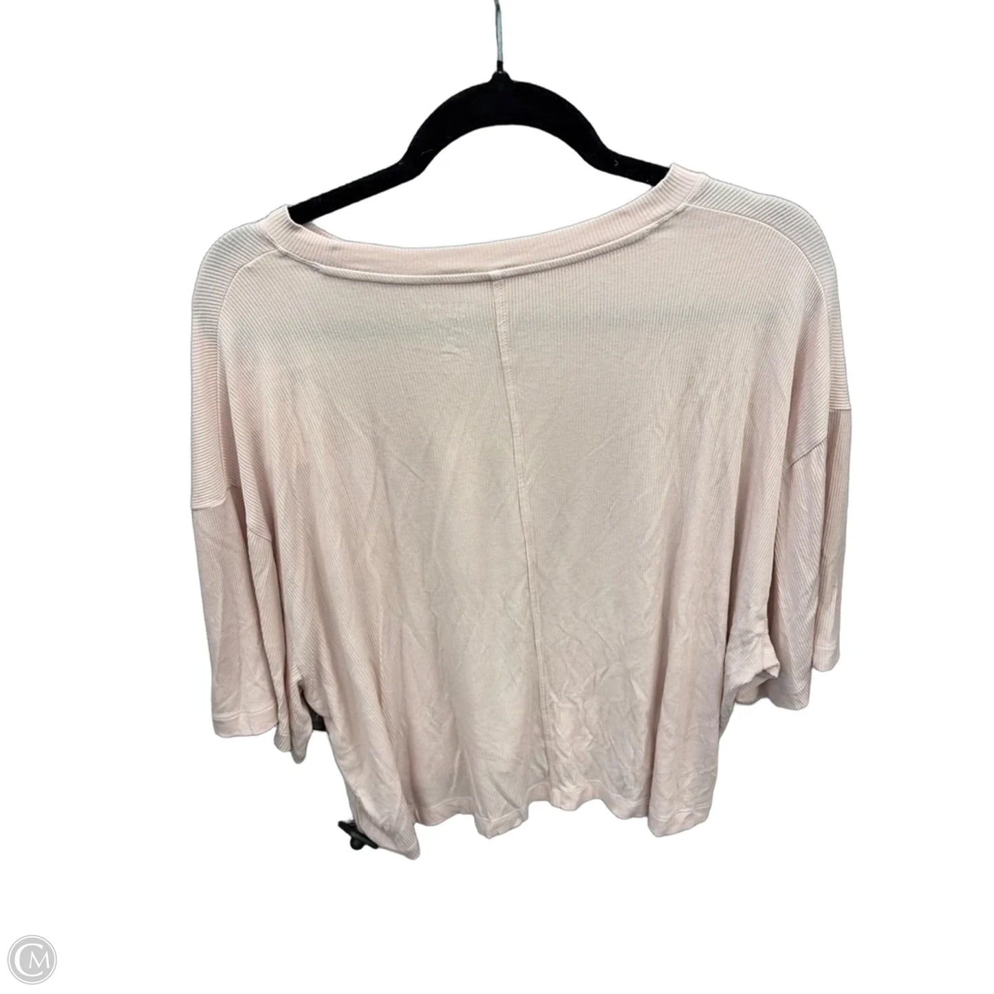 Top Short Sleeve By American Eagle In Pink, Size: Xl