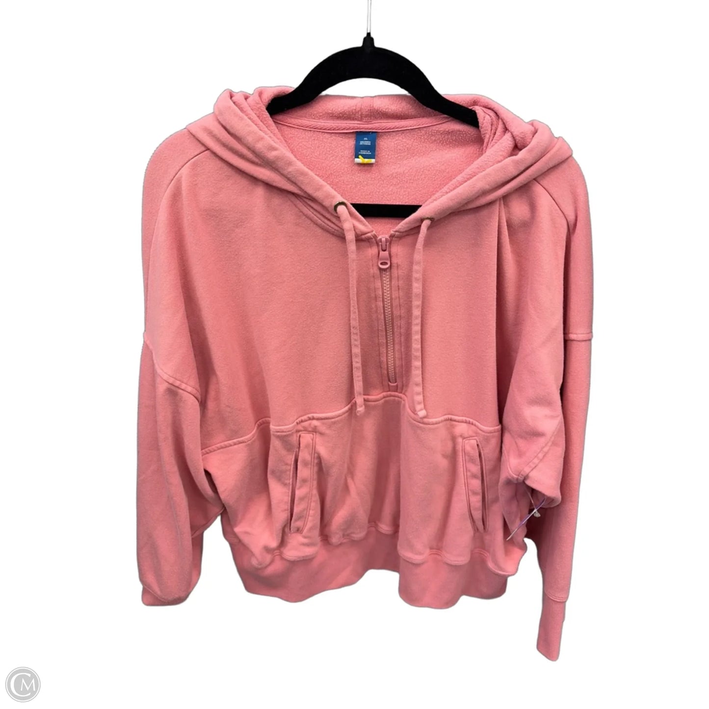 Athletic Sweatshirt Hoodie By Old Navy In Pink, Size: Xl