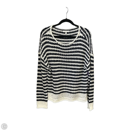 Sweater By Maurices In Striped Pattern, Size: L