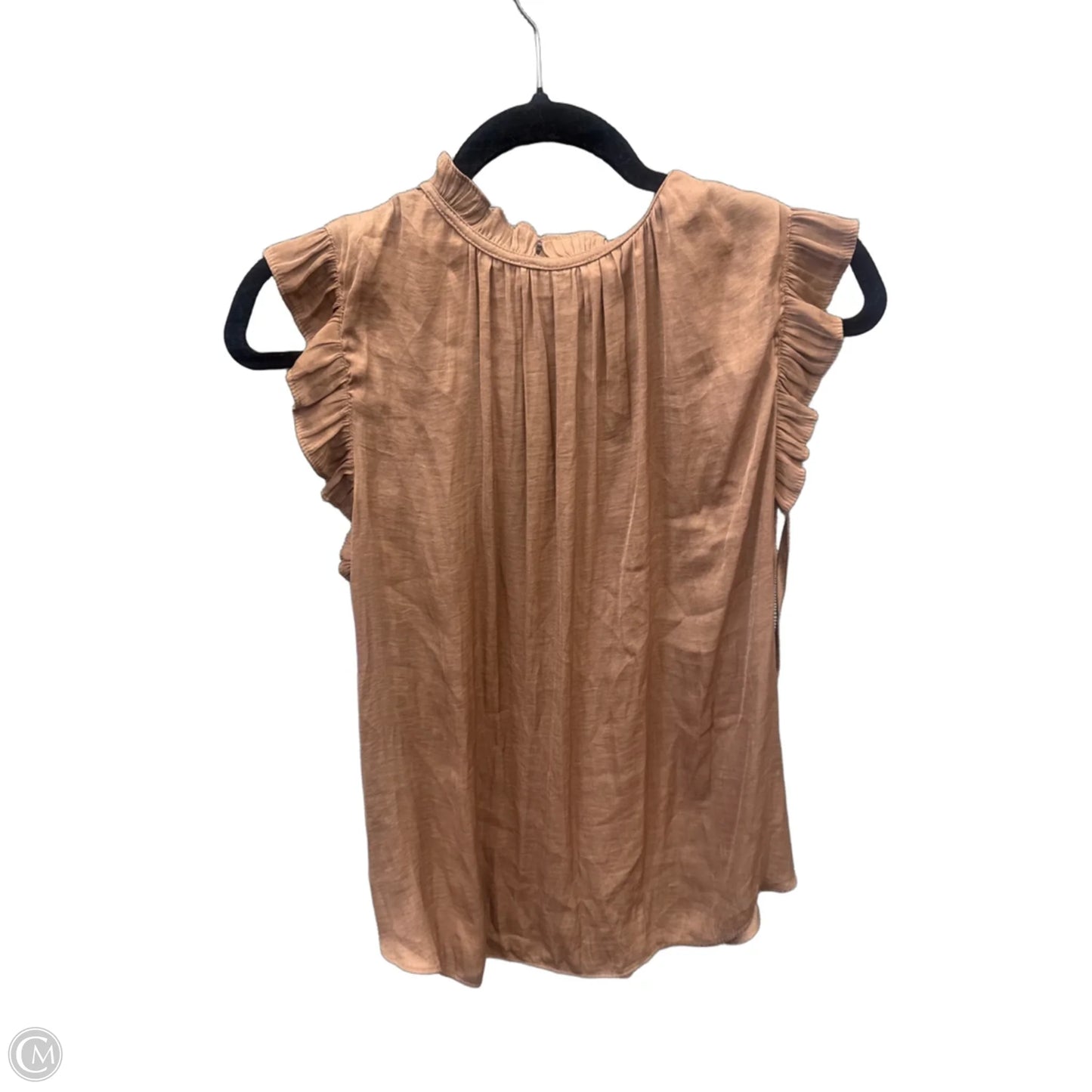 Top Sleeveless By Cupcakes And Cashmere In Bronze, Size: L