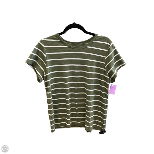 Top Short Sleeve By Time And Tru In Green, Size: L