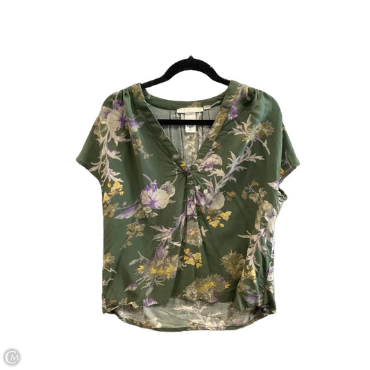 Top Short Sleeve By Logg In Green, Size: M