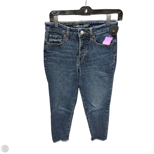 Jeans Straight By Old Navy In Blue Denim, Size: 2