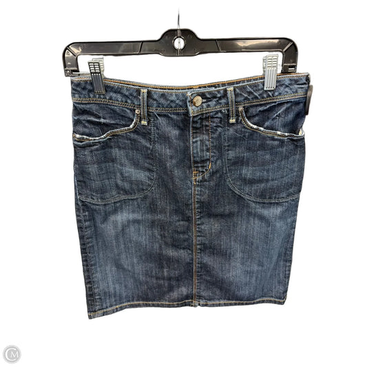 Skirt Mini & Short By Banana Republic In Blue Denim, Size: 2