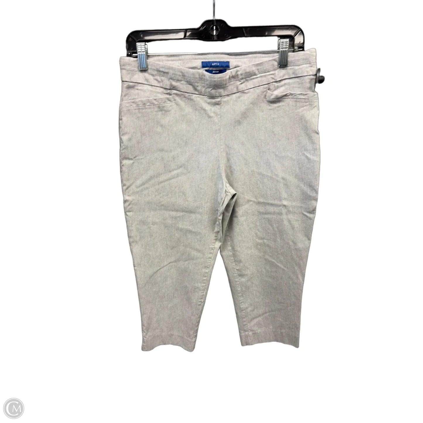 Capris By Apt 9 In Grey, Size: 14