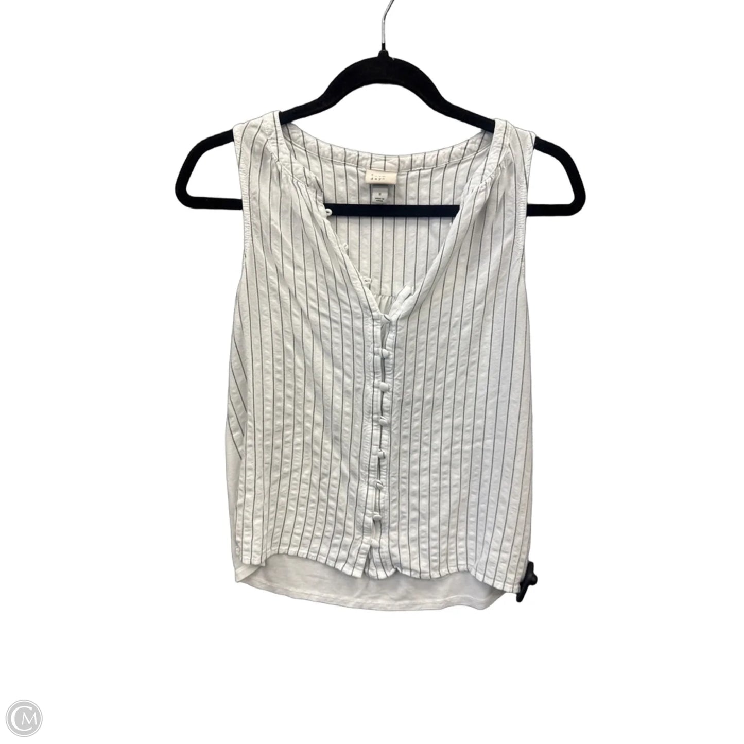 Top Sleeveless By A New Day In Striped Pattern, Size: S