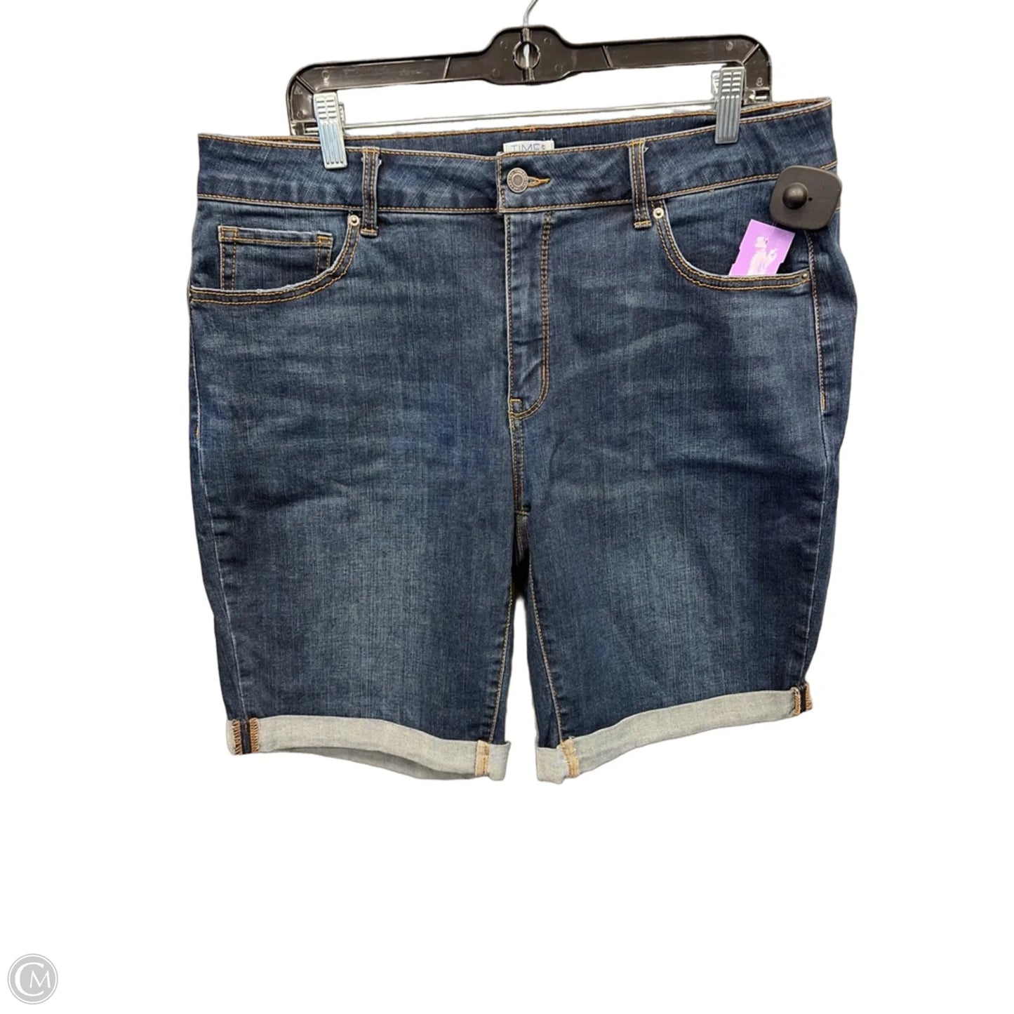 Shorts By Time And Tru In Blue Denim, Size: 16