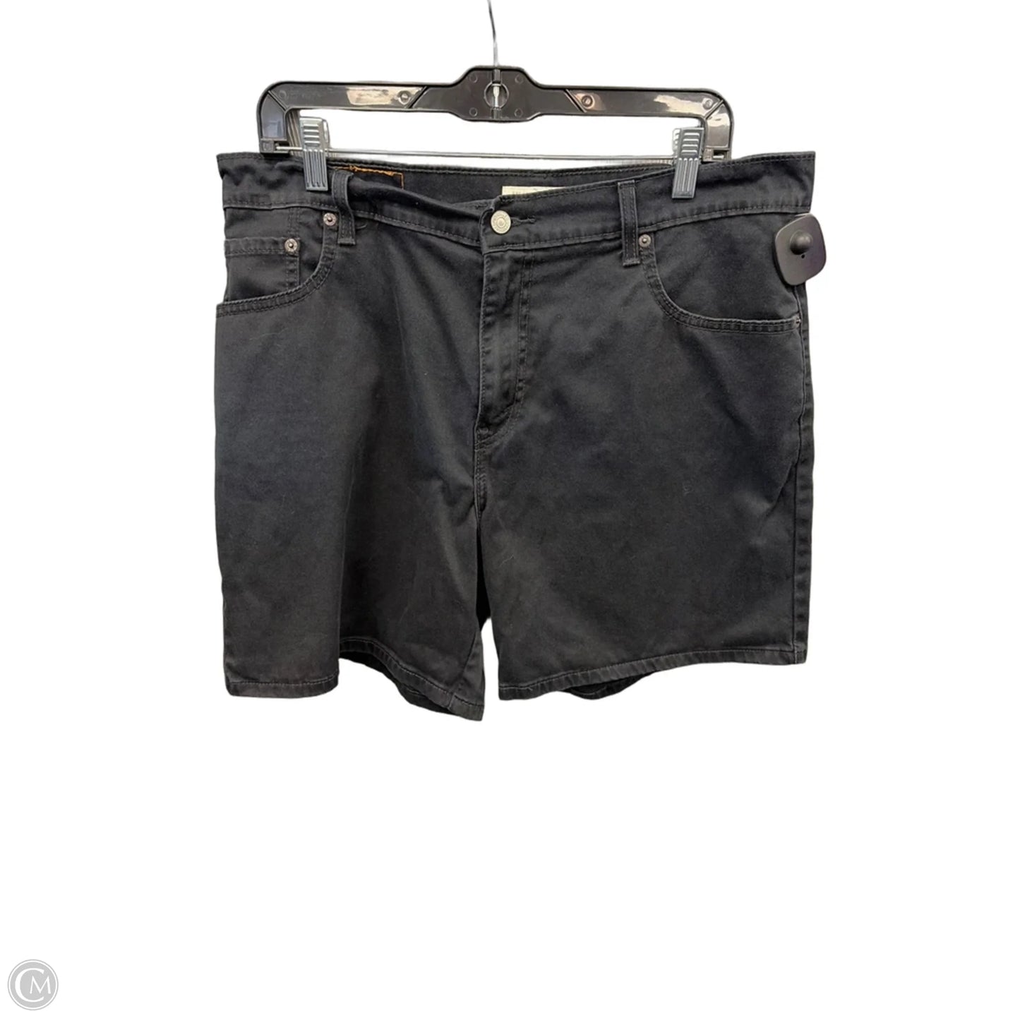 Shorts By Levis In Black Denim, Size: 16