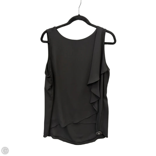 Top Sleeveless By Chicos In Black, Size: L