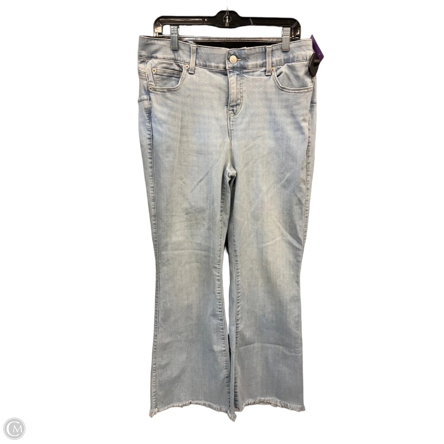 Jeans Flared By Torrid In Blue Denim, Size: 18