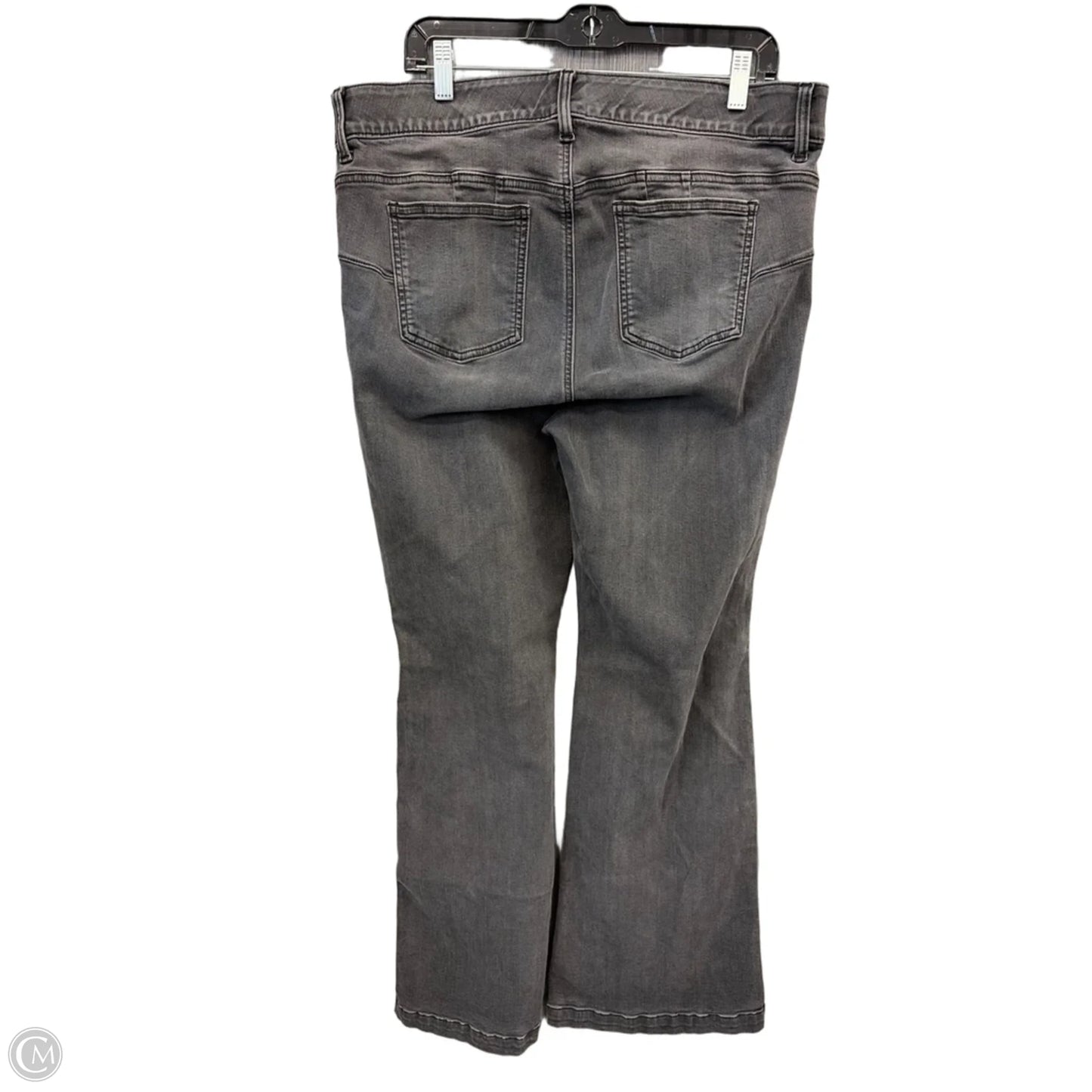 Jeans Flared By Torrid In Black Denim, Size: 16