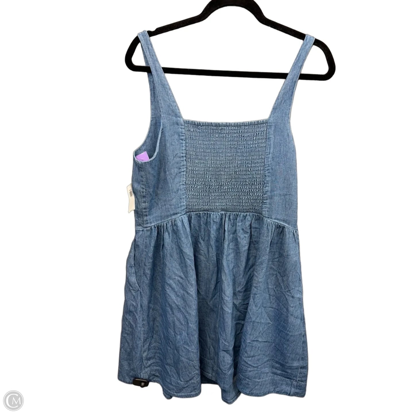 Dress Casual Midi By Old Navy In Blue, Size: L