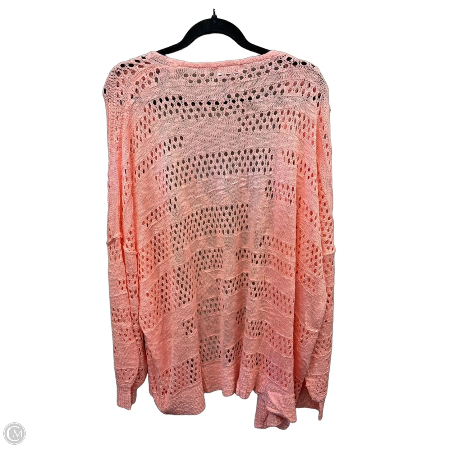 Cardigan By Clothes Mentor In Pink, Size: Xxl