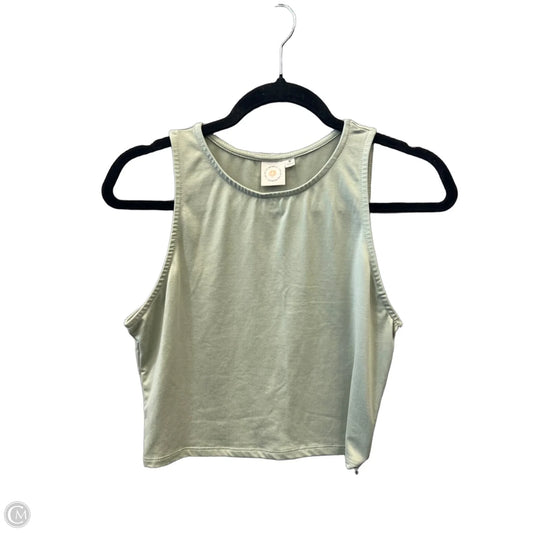 Top Sleeveless By Live In The Moment In Green, Size: M