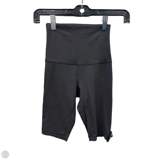 Athletic Shorts By Lululemon In Black, Size: Xs