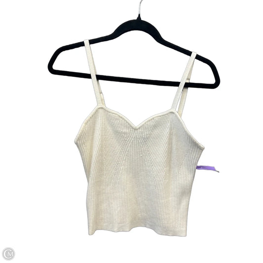 Top Sleeveless By Wild Fable In Cream, Size: L