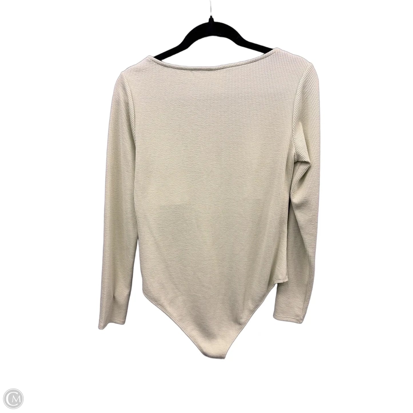 Top Long Sleeve By H&m In Green, Size: L