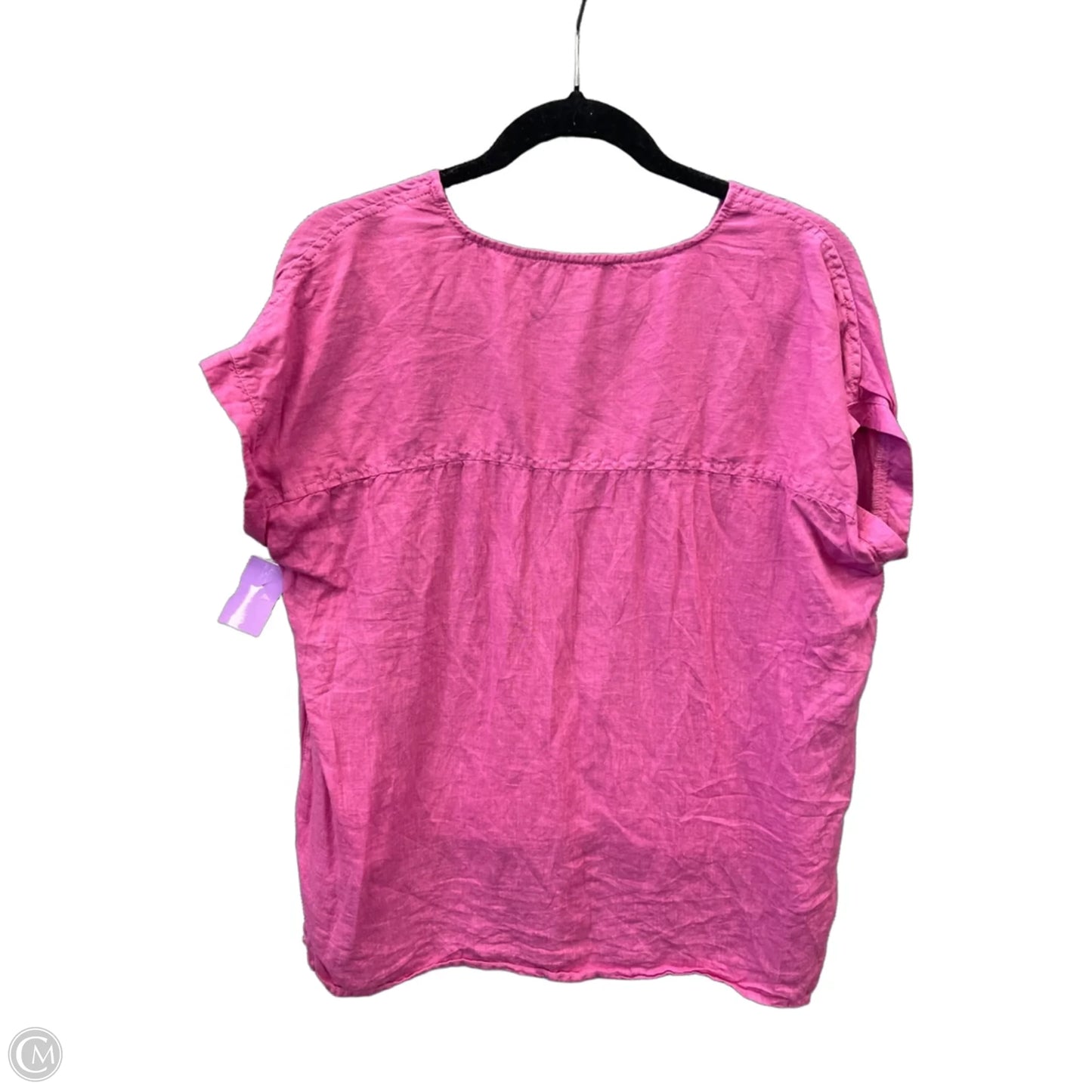 Top Short Sleeve By Tahari In Pink, Size: S