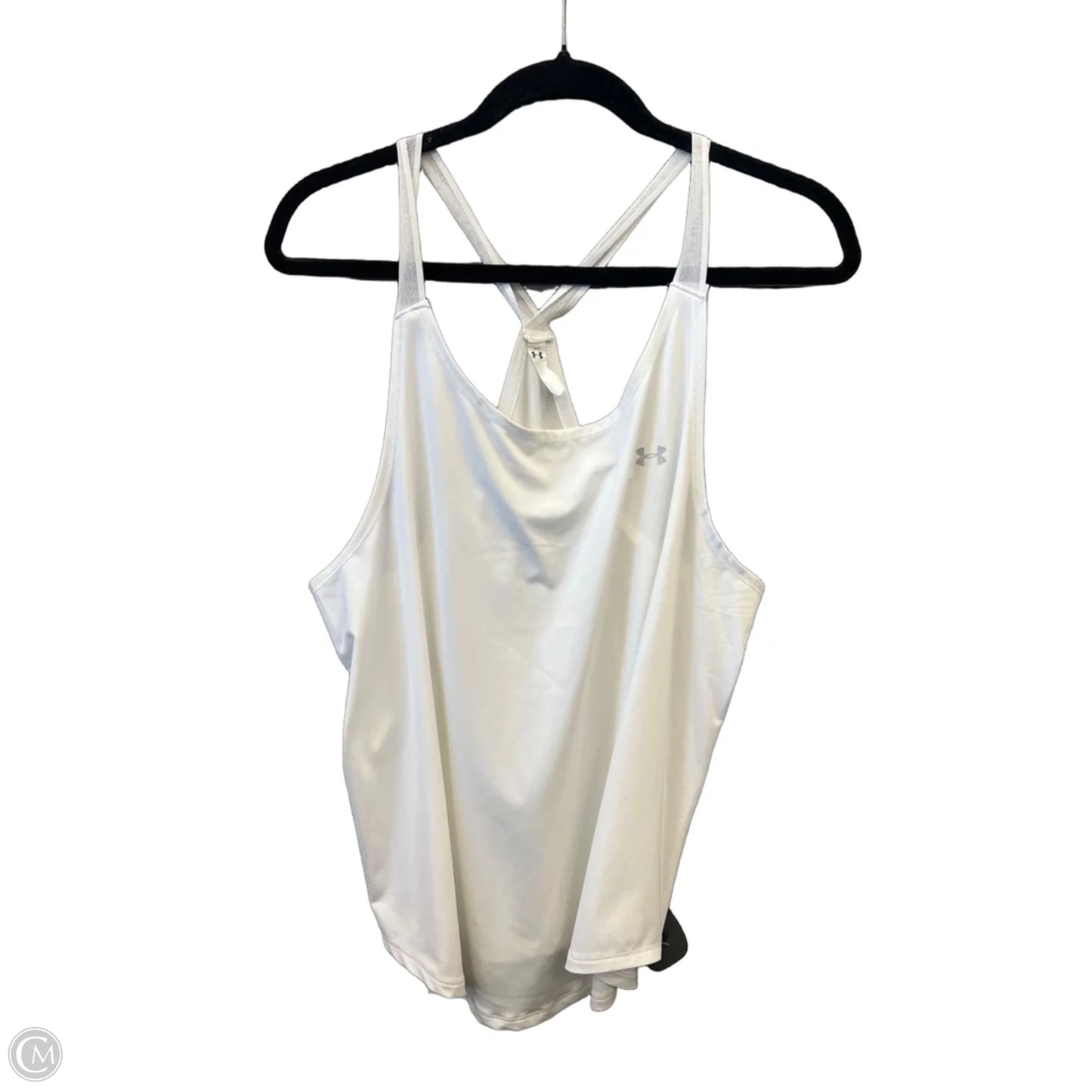 Athletic Tank Top By Under Armour In White, Size: Xl