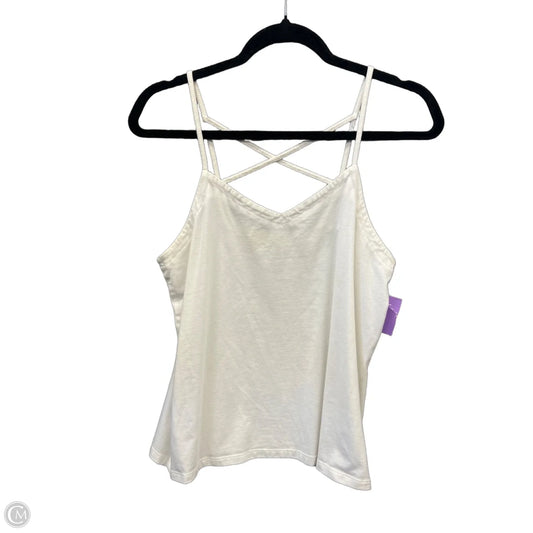 Top Sleeveless By Universal Thread In White, Size: M