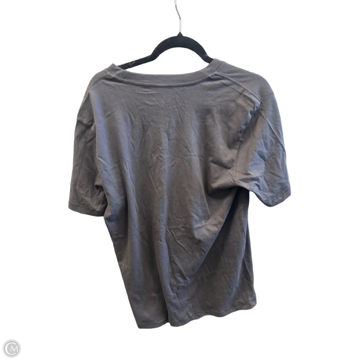Top Short Sleeve By Clothes Mentor In Grey, Size: M