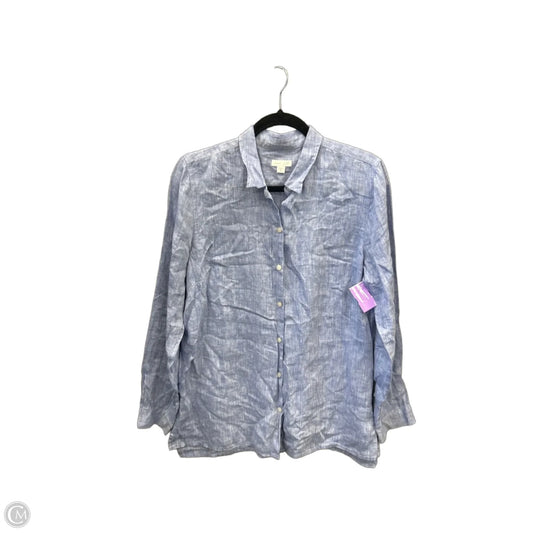 Top Long Sleeve By J. Jill In Blue, Size: M