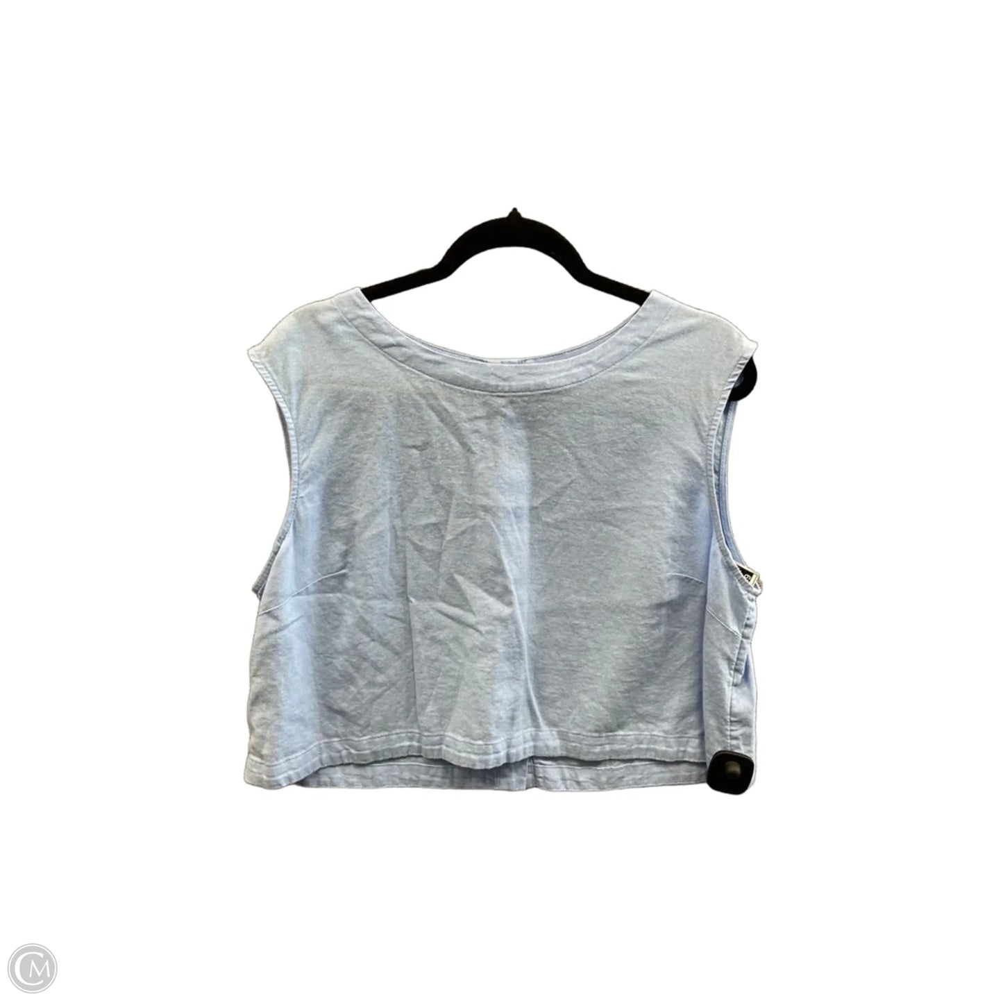 Top Sleeveless By A New Day In Blue, Size: M