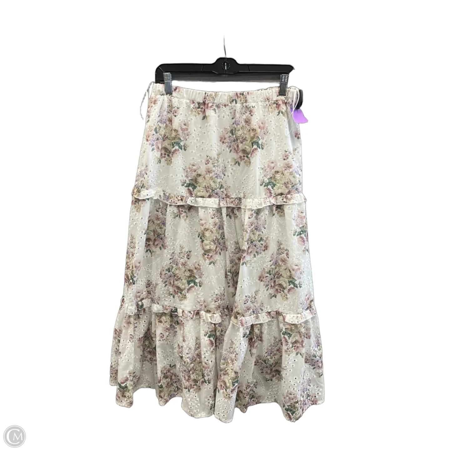 Skirt Maxi By Clothes Mentor In Floral Print, Size: 8