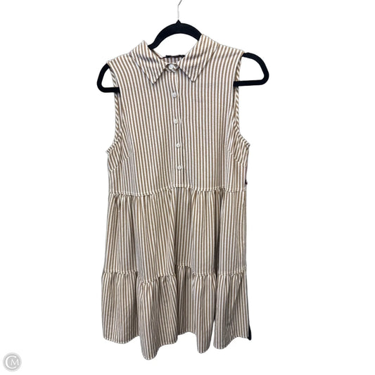 Dress Casual Midi By Tommy Hilfiger In Striped Pattern, Size: M